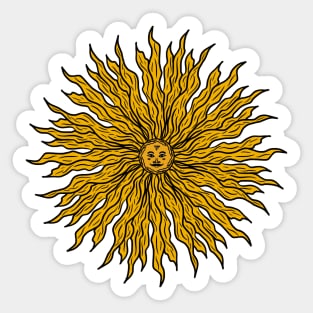 Spiritual Celestial Sun Sticker